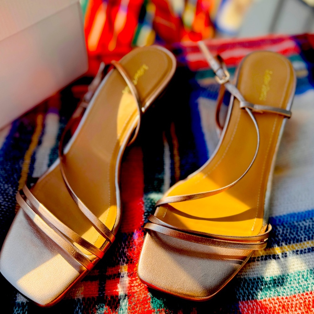 & Other Stories - Strappy Block Heel Leather Sandals
